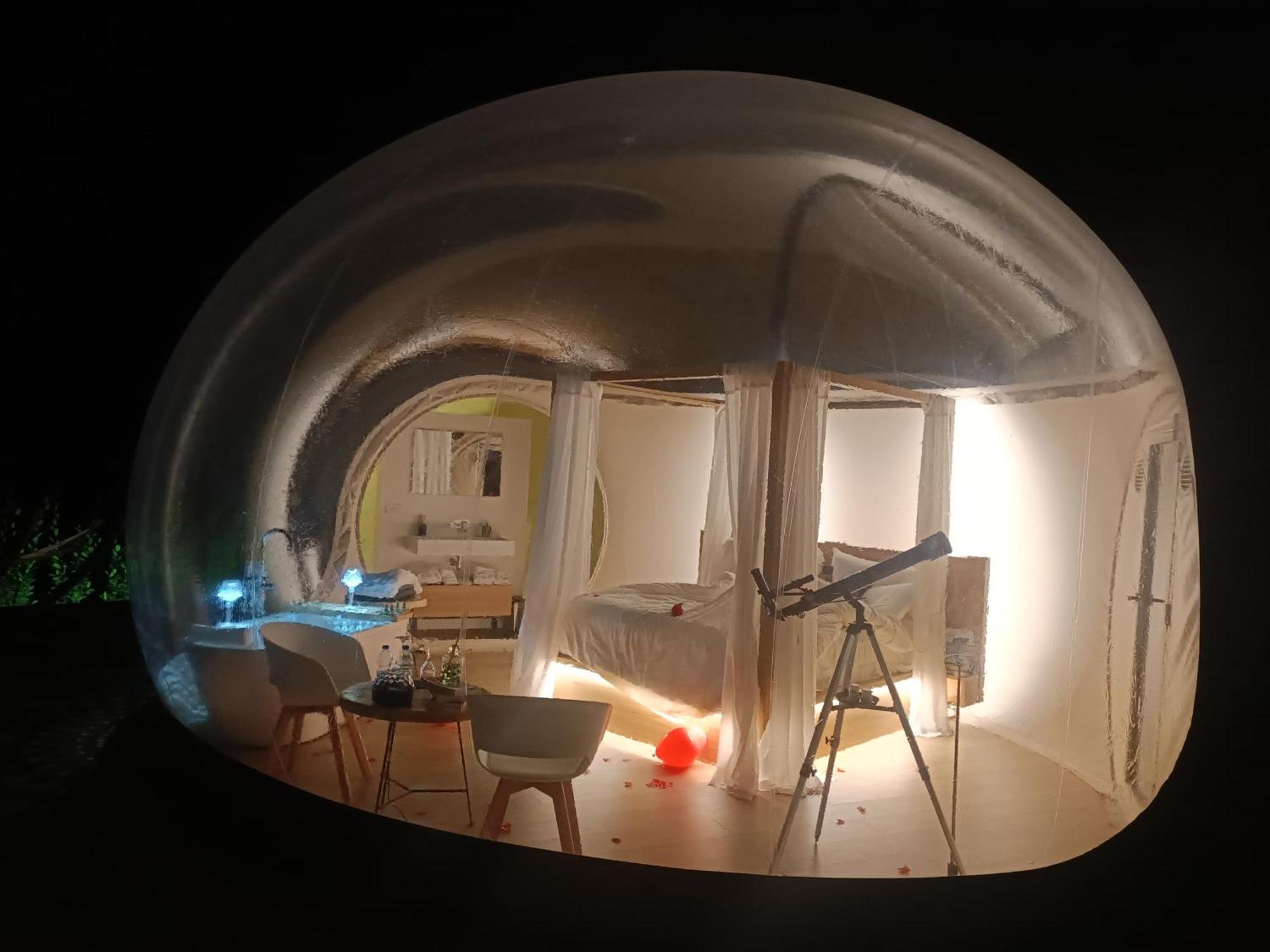 Bubble Room Puglia Villa Bautier Bubblenights Cerignola Eksteriør billede