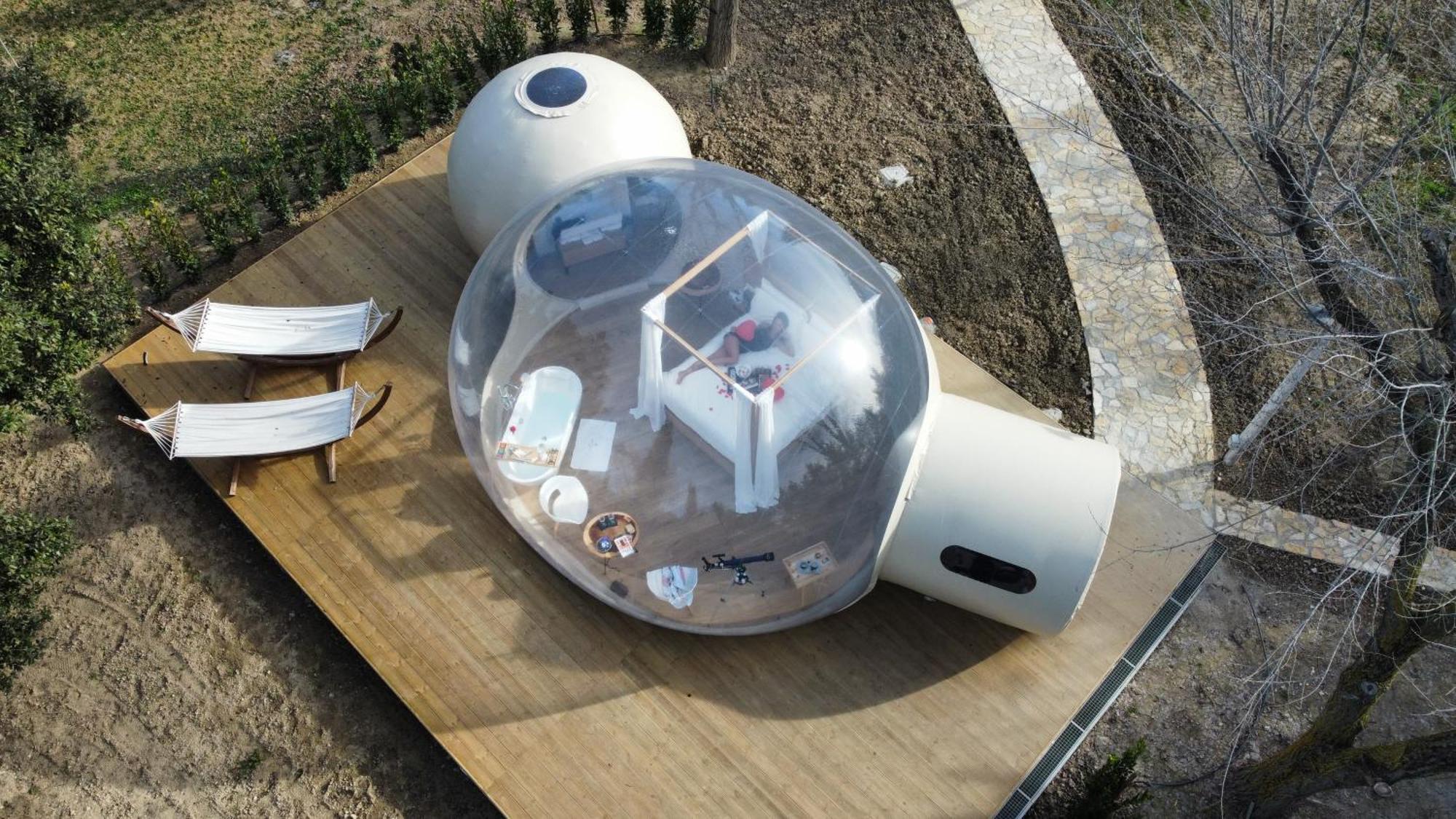 Bubble Room Puglia Villa Bautier Bubblenights Cerignola Eksteriør billede